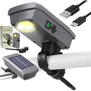 Solar/USB-C Rechargeable Grill Light for Blackstone Weber Grills, LED Work Light Tool Gifts for Men Him Dad, 360? Rotation Auto On/Off Heat-Resistant Grill Lights for Outdoor Grill BBQ Accessories