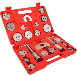 Heavy Duty Disc Brake Caliper Compression  Kit and Piston Wind Back  with Case for Brake Pad Replacement Reset, Professional Car Brake Caliper Compression Universal  Set, 23pcs removal tool Compatible Alternator Murano Alternator Left Right