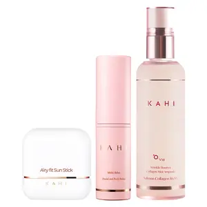 KAHI Best-Selling Heroes Set - Wrinkle Bounce Multi Balm Stick + Airy Fit Sun Stick SPF 50 +