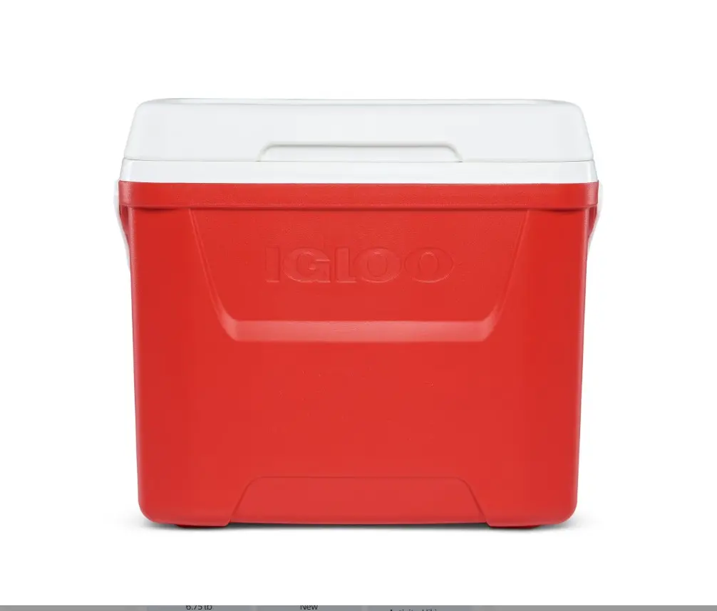 Igloo 28 QT Laguna Ice Chest Cooler, Red