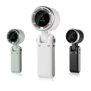 2026 Popular Portable Handheld Turbo Fan, 5 Gear Wind,Up to 6 Working Hours, 3 IN 1 Hand Fan Rechargeable with Air Turbo Tech Cooling Fan for Outdoor Activities, Travel, Working