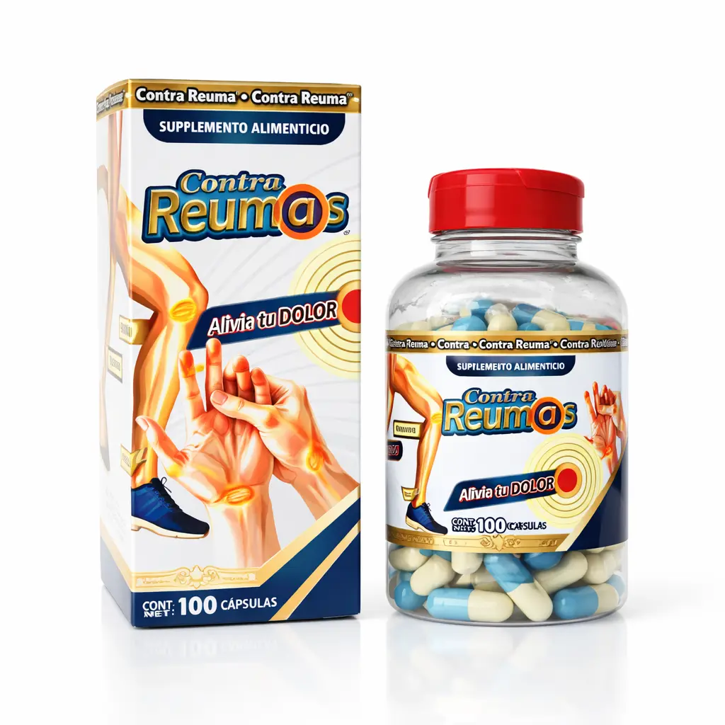 Contra Reumas Ortiga de Mexico • 100 Tabs for Joint Health - Botanical Nutrient Formula • Daily Use Natural Organic Supplement Healthcare glucosamina  condroitina colageno vitamina with Omega 3 natural dietary