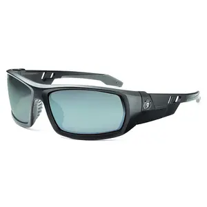 Ergodyne Corporation  Skullerz Odin Safety Glasses - Matte Black Frame, silver Lens & Nylon