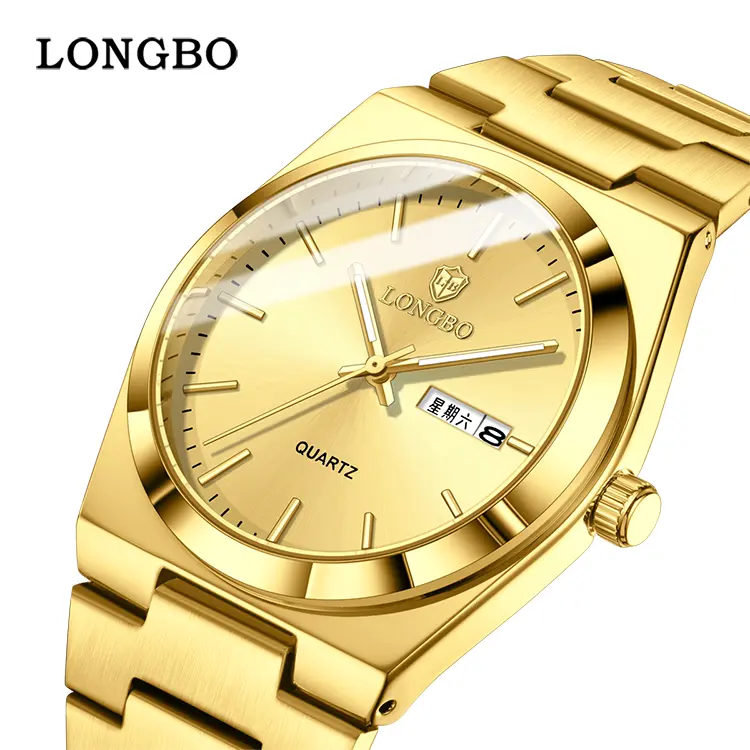 Men's Casual Modern Round Analog Watch Fashionable Business Party Timepiece Waterproof Luminous Steel Strap Trendy Daily Wear
