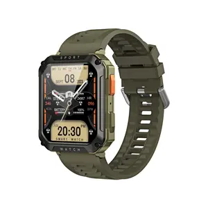 2.01 Inch Outdoor Military Smart Watch Men Bluetooth Call Smartwatch GPS Sport Waterproof Ftiness Tracker