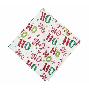 Ho Ho Ho Napkin Set of 6 by Valerie
