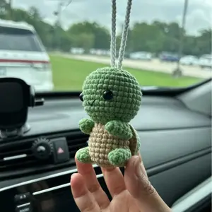 Handmade Crochet Turtles Car Hanging charms