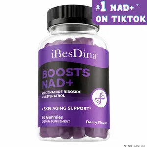 iBes·Dina NAD+ Gummies Supplement – 1,000 mg | Quercetin | TMG | Resveratrol Complex – Supports Cellular Energy & NAD+ Levels - Vitamin Dietary Supplement Healthcare Fitness Edible
