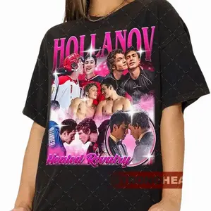 Hollanov ,Hockey Romance Heated Rivalry Tee ,Hockey Fan, Vintage T-Shirt, Gift For Woman and Man Unisex T-Shirt ID