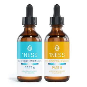 Chlorine Dioxide 2oz Water Purification Kit (Glass Bottles W/ 50% Citric Acid Activator)