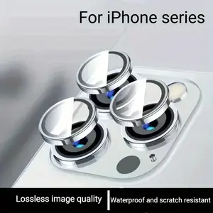 The Advanced Camera Lens Protector For IPhone Models Is Available For IPhone 16 11pro 12pro 13 13pro 15 14 Pro (6.1-inch) And IPhone 11pro Max 12pro Max 13pro Max 15 14 Pro Max (6.7 Inches) Camera Lens Protector, Tempered Glass Metal Ring Camera Protector