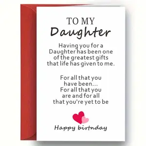 A Special Birthday cards For Your Best Friend, Sibling Or Significant Other, Premium Paper Holiday Greetings With A Festive Design, funny cards, Positive message card, Ideal gift to celebrate special moments, for Friends and Family