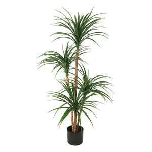 【Christmas Gift】4ft/5ft/6ft Simulation Dracaena Artificial Tree for Home and Office Decoration Decorative Fruit Lightweight Plants