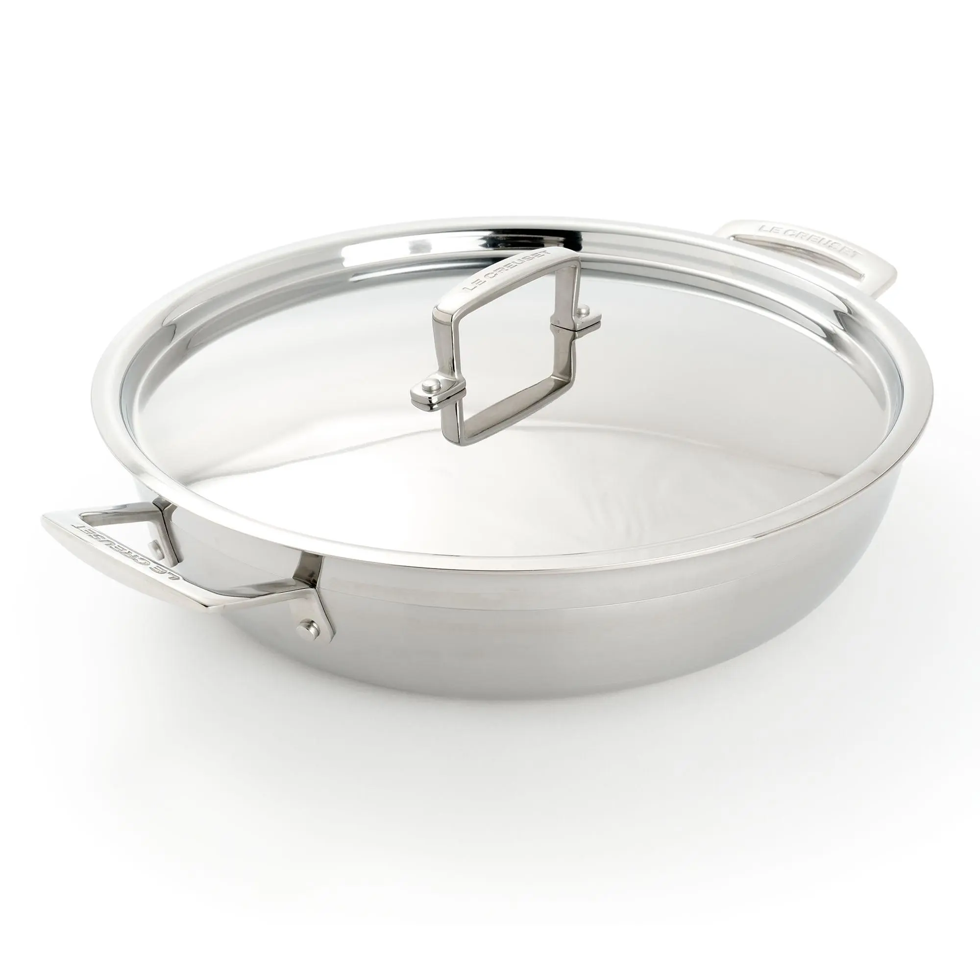 Le Creuset 5-qt Stainless Steel Braiser with Lid Le Creuset 5-qt Stainless Steel Braiser with Lid