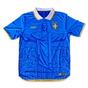 Brazil Redeemer 94 Away Jersey – Vintage 1994 World Cup Inspired Christ the Redeemer Shirt – Retro Football Kit Streetwear for Fans