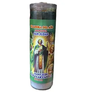Saint Jude New Year Candles 7 Days Aromatica San Judas Scented Candle for Festive Atmosphere