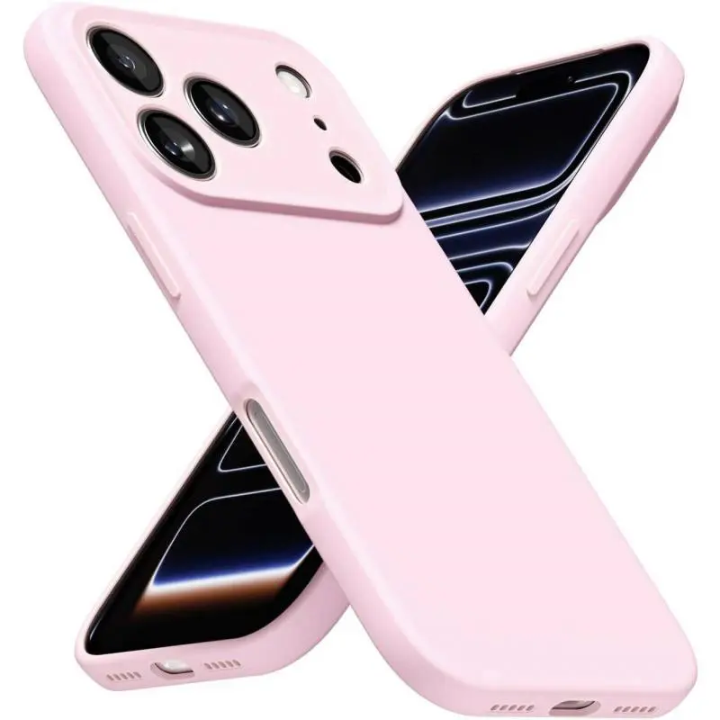 Frosted Soft Smartphone Casing - Full Lens Cover, Anti-Drop, Shockproof, Fingerprint-Resistant Couple Protection for iPhone 13 Pro Max,14 Pro,15 Plus,16 Pro Max,17 Series Handheld Devices, Accessories