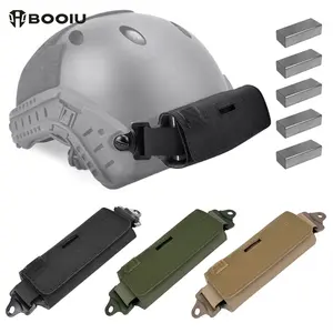 BOOIU Helmet Counterweight Tactical Helmet Balancing Weight Bag Counterbalance W/5 Counter Blocks for OPS Fast PJ MH Accessories