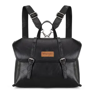 Wrangler Convertible Backpack for Women Laptop Briefcase Messenger Bag Stylish Daypacks Retro Flap Shoulder Bag for Work Travel School