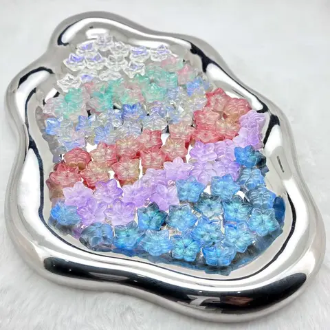 MOJO Studio Special-Shape Glass Beads Kit, 100pc Bracelet Mix Multicolor Rhythm & Emotion Mixed Beads Kit for DIY Jewelry Making & Hand-Crafted Collectibles Supplies