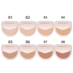 Matte Pressed Powder Foundation Makeup, Hydrating & Long-Lasting Formula, Natural Finish, Oil Control, Smooth Application, Perfect for Daily Use, Cosmetic Setting Powder, Face Pressed Powder