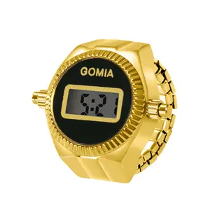 OIDEA Unisex LED Digital Finger Ring Watch - Stretch Band, Calendar, Stopwatch, Funky Casual Party Fashion Accessory, Mini Gift for Watch Enthusiasts