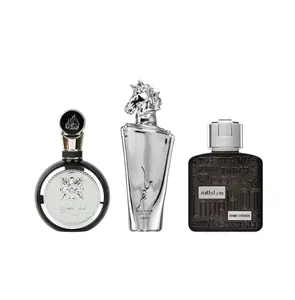 Lattafa Perfumes | Maahir Legacy + Fakhar + Ramz Silver Bundle | Men's Perfume | 3.4 oz Per Bottle | 3-Pack |