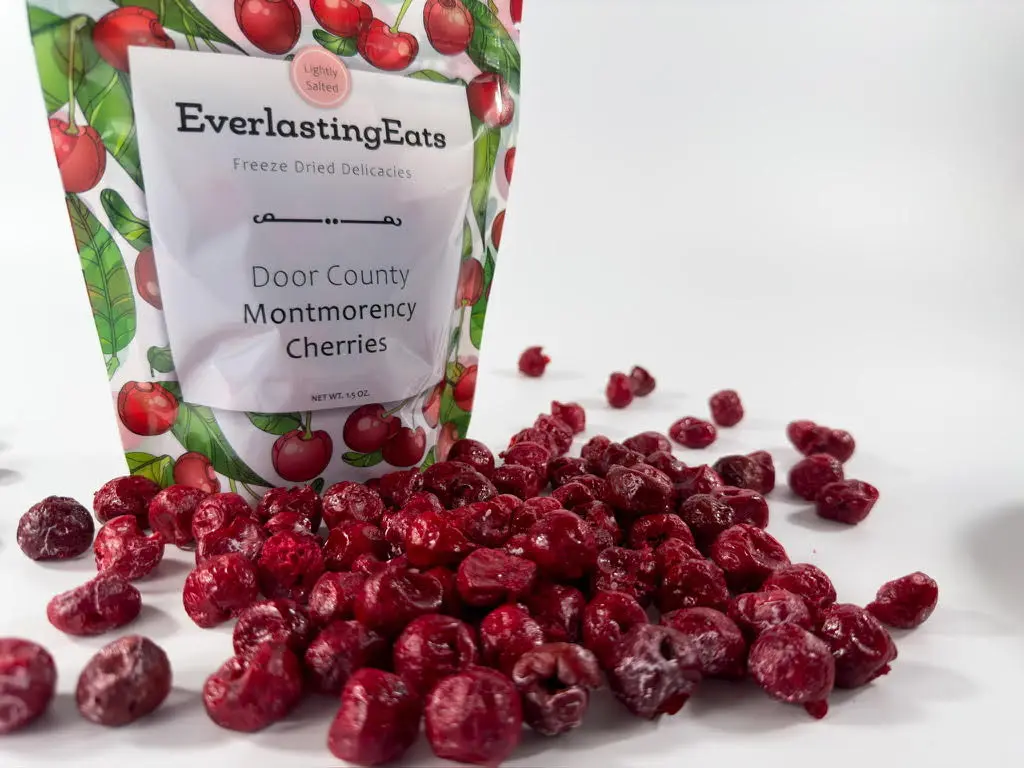 EverlastingEats Lightly salted Montmorency Cherries Snack Dried Snack Dried Natural Dry Sweet