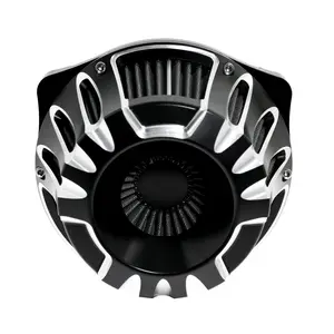 High Flow Hollow Air Intake Filter Assembly Gray Replacement Filter Element Direct Install For Harley Softail 18-19 Touring 17-19