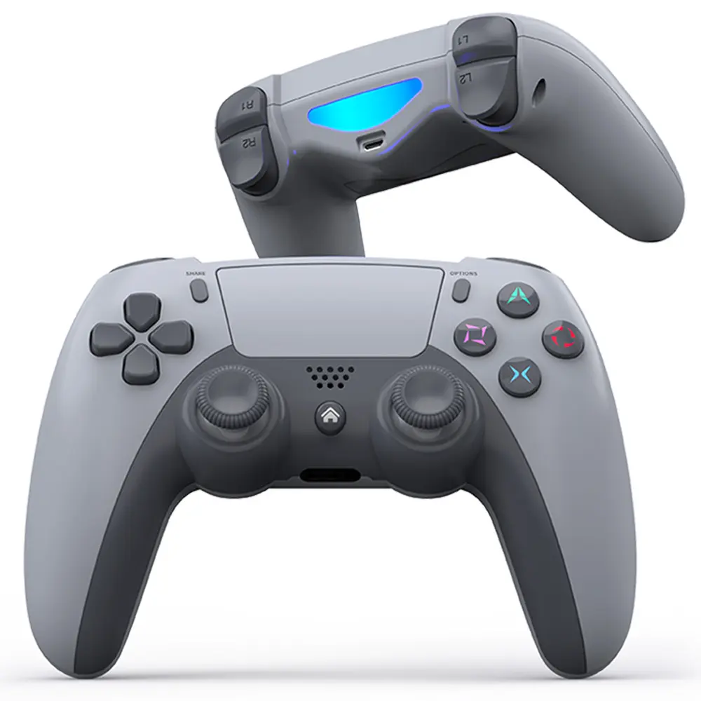 Wireless Gamepad Mobile Gaming Gamepad for PS4 Console Bluetooth-Compatible Phone Game Controller For PC Dual Vibration 3D Joystick For Steam/IOS/Android Digital Wireless Controller Wireless Gaming Controller Gaming Accessories