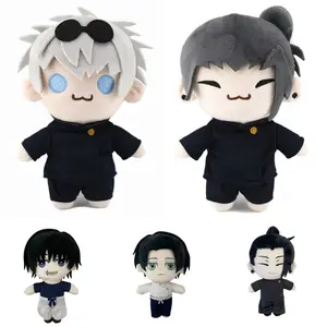 New hot Stuffed Animals & Plush Gojo Saturo Geto Suguru Jujutsu Kaisen Cosplay Plush Cute Soft Collection Props
