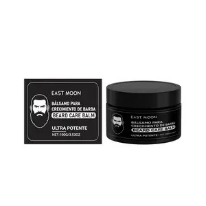 Beard Balm:Powerful Growth Balm, Beard Stimulating Balm, Moisturizes & Strengthens Beard, 100 Ml / 3.5 Oz Hair Care
