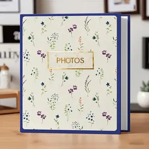 6 Inch Scrapbook Photo Album, Creative Insertion Style Family Keepsake, Photo Album for Home Decor, Perfect for Couples and Holiday Gifts