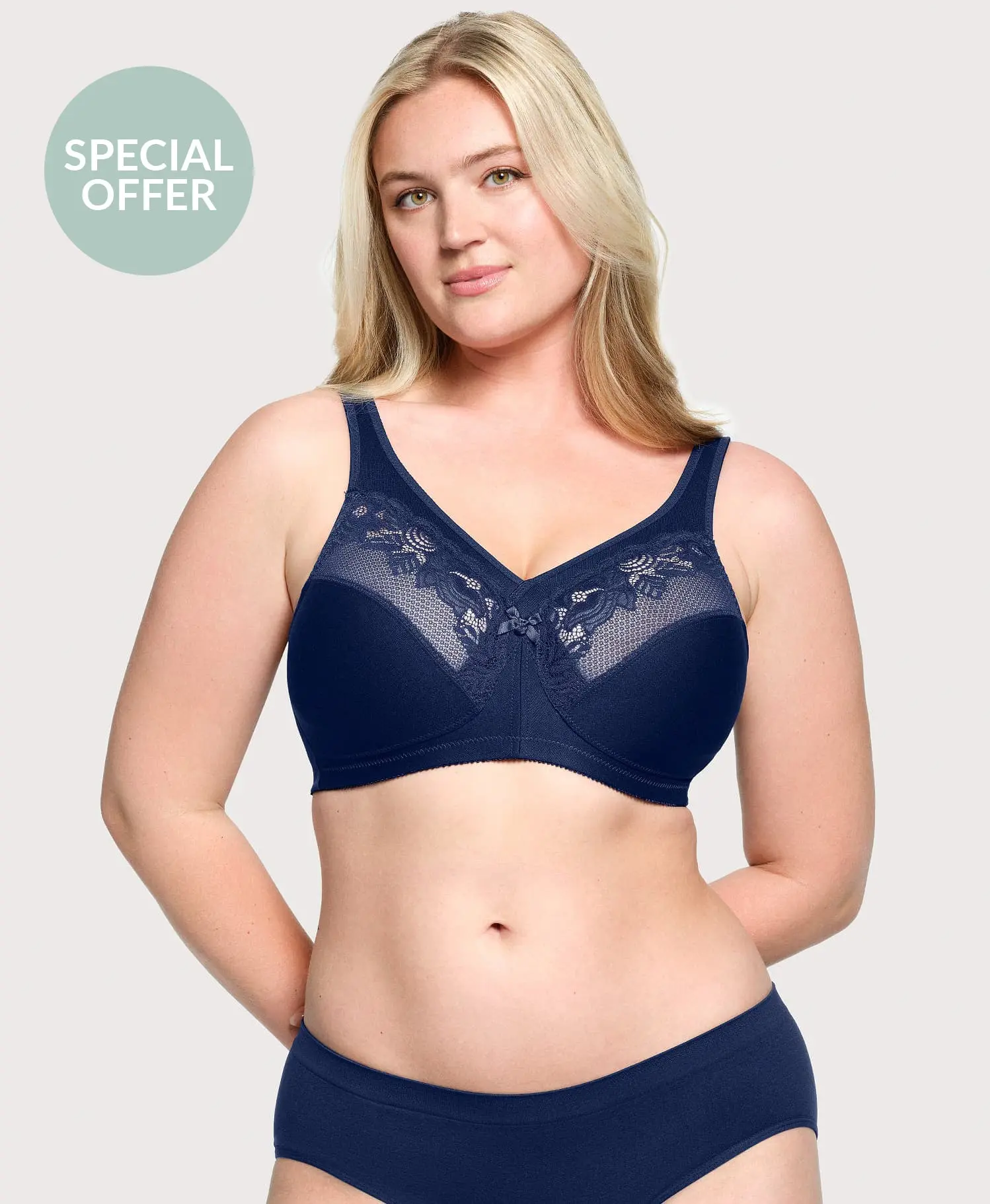 MagicLift Minimizer Bra Blue MagicLift Minimizer Bra Blue