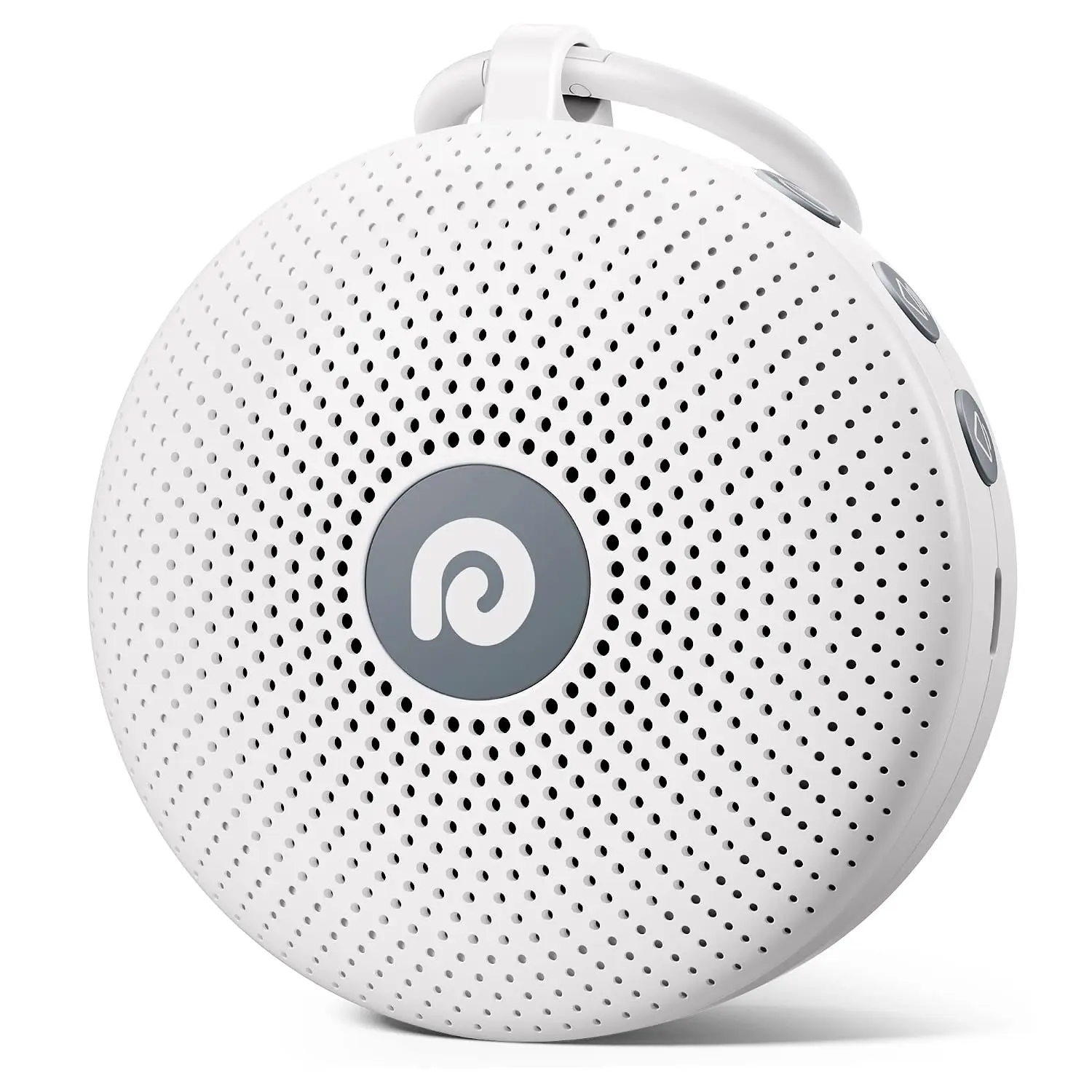 Portable Noise Machine for Baby Adult, Features Powerful Battery, 21 Soothing Sound, Noise Canceling for Office & Sleeping, Sound Therapy for Home, Travel, Registry Gift, Classic White