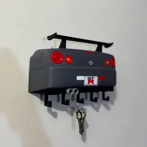 R34 GTR KEYHANGER - Wall Mount Design Durable Keyholder for Easy Access and Organization
