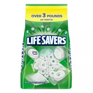 Life Savers Wint O Green Breath Mints Bulk Hard Candy, 53.95 oz. (Mint)