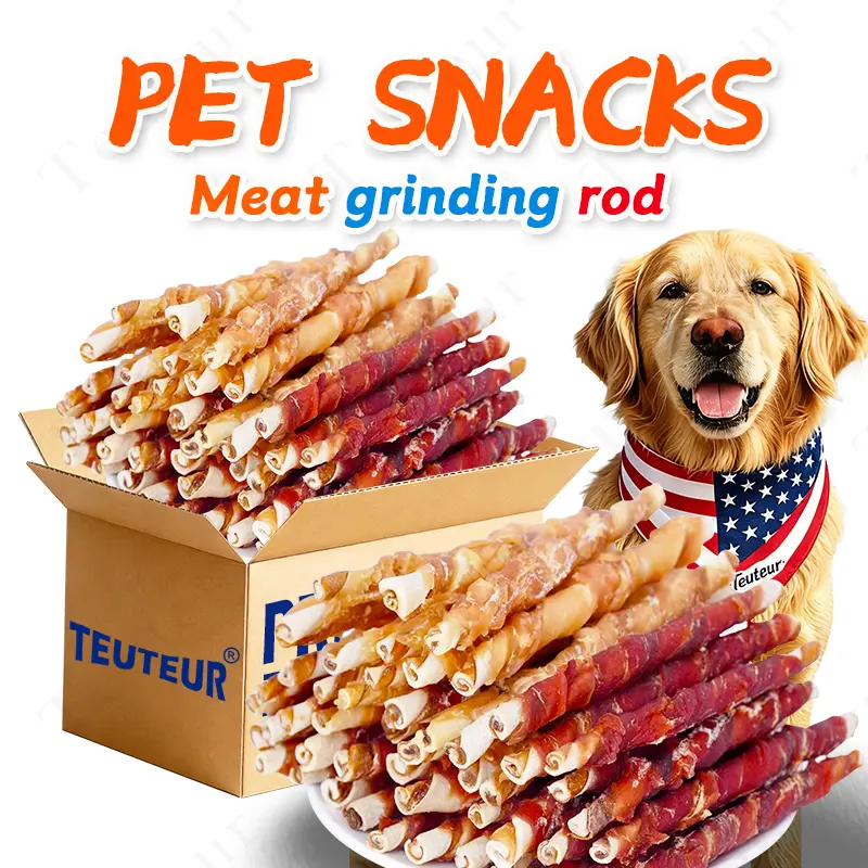 Boost Your Dog’s Happiness with Durable Chew Treats – Natural Beef, Chicken & Duck Rawhide Bones for Medium & Large Dogs, Long-Lasting Dental Care, Training Rewards, Healthy & Tasty Snacks for Puppies and Adult Dogs