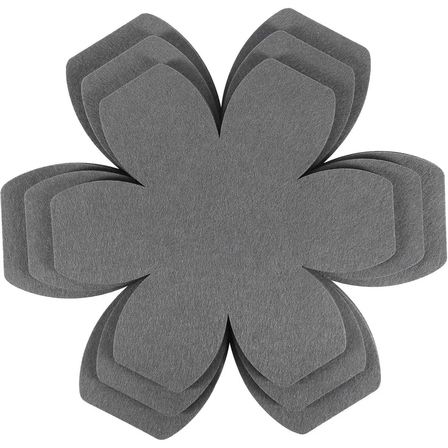 Larger & Thicker Pan Pot Protectors, Set of 12 and 3 Different Sizes, Felt Pan Separators, Gray Pot Dividers Protectors for Stacking and Protecting Your Cookware