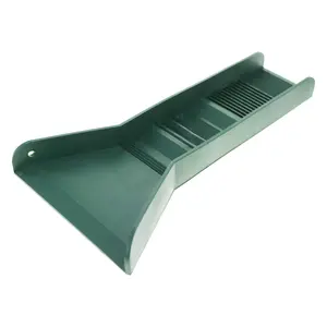 ASR Outdoor 12" Mini Pocket Sluice Box for Gold Panning 3 Riffle Traditional Compact TPR Rubber Groove Mat