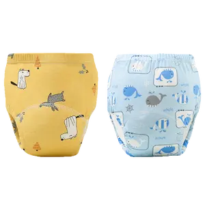 Potty Training Underwear Girls and Boys,Upairy Training Pants for Boys Girls,Up Airy Potty Pants for Toddler,Soft Absorbent & Leak-Proof with Characters, 100% Cotton Washable