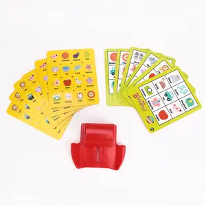 Alphabet Bingo Game, 1 Set Image Game Series Flash Cards Kit, Flashcards Learning Alphabet, Montessori Toy Set, For Boys And Girls
