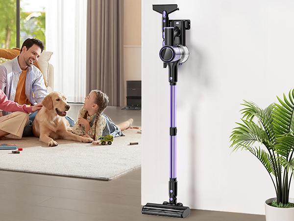 USA Local Stock Cordless Stick Vacuum Cleaner 10-in-1 Super Suction Lightweight Green LED Anti-Tangle Brush Dryer Vacuum Battery