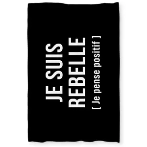 212 MAIN Twin XL Decorative Duvet Cover Set, Breathable Microfiber Bedroom Bedding Set with Printed "I'm Rebellious" Design, Machine Washable Duvet with Washable Covers, Home Soft Furnishing Essential