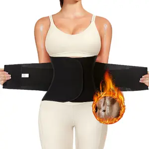 Womens Waist Trainer  Sweat Waist Trimmer for Women Workout Belt Tummy Control Corset Shapewear Girdle Hourglass Body Shaper