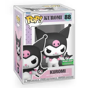 Funko POP Sanrio - Kuromi Holding Phone Exclusive Vinyl Figure with Epic Collectibles Premium Box Protector Included