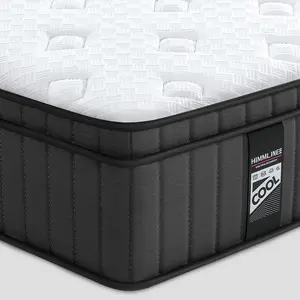 Himmline 10/12 Inch Hybrid Mattress with Gel Memory Foam, Medium Feel, Cooler Sleep & Pressure Relief