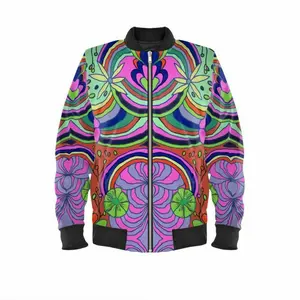 Women's Floral  Print Bomber Jacket
