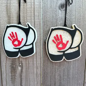 Booty w/Handprint Freshie