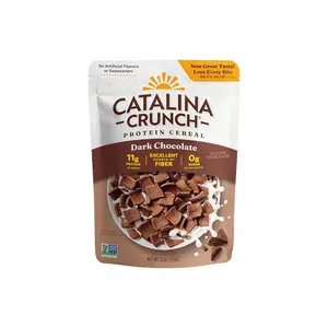 Pack of 1 Catalina Crunch Protein Cereal - Sugar Free Breakfast Cereal with 11g of Protein - Gluten Free, Keto Friendly - Dark Chocolate - 9 oz. Bag